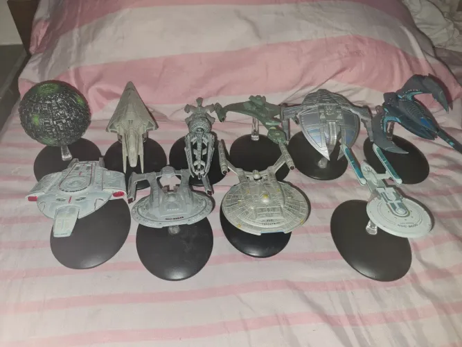 Lote Coleção de naves Star Trek - Eaglemoss