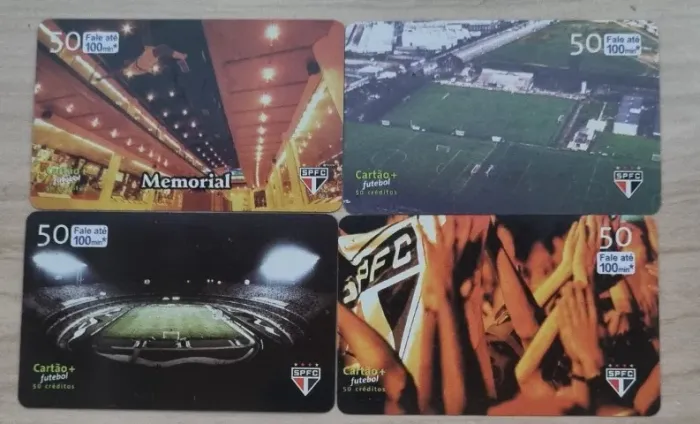 Coleção Completa - Série: História do São Paulo - Telefonia - Tiragem: Alta