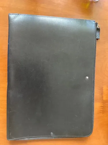 Portifólio de Couro Montblanc coleção Meisterstück