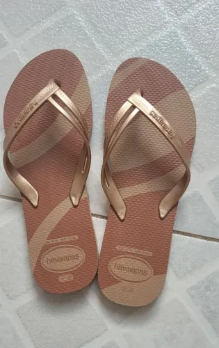 Sandalia Havainas Rose Gold 39