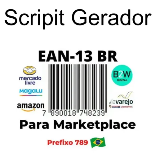 Gerador codigo de Barras EAN-13 - infinito