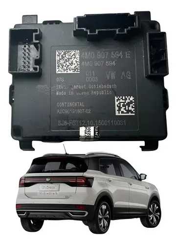 Modulo Teto Solar Volkswagen Tcross 2016 2019 4m0907594e Preto