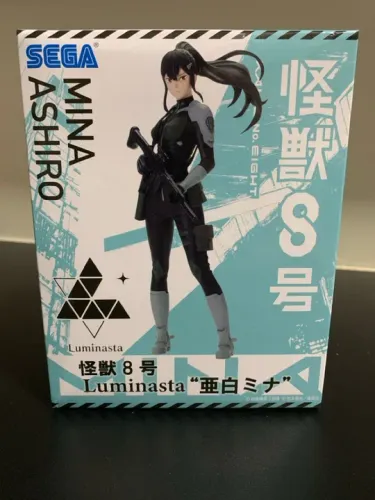 Action Figure Mina Ashio - Kaiju Nº 8 - Luminasta (ORIGINAL E LACRADO)