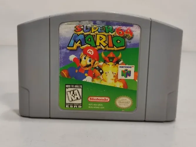 Cartucho Jogo Super Mario 64 Original Nintendo N64 Brz (Usado)