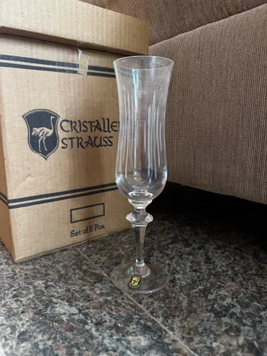 Taça Cristal Champagne Cristallerie Strauss S.A. 