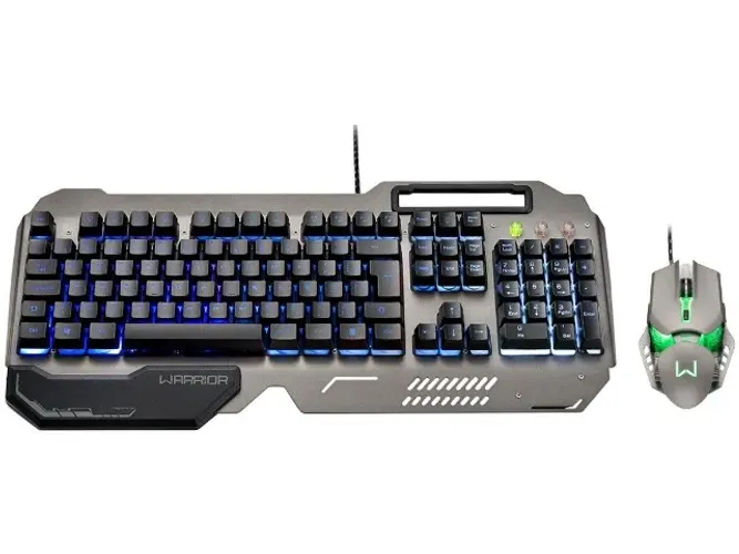 Kit Teclado e Mouse Warrior Ragnar Keon Gamer Tc223 Novo