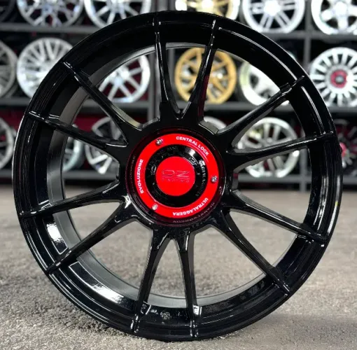 Rodas OZ preta aro 18 Furações 5x100 5x112 5x114