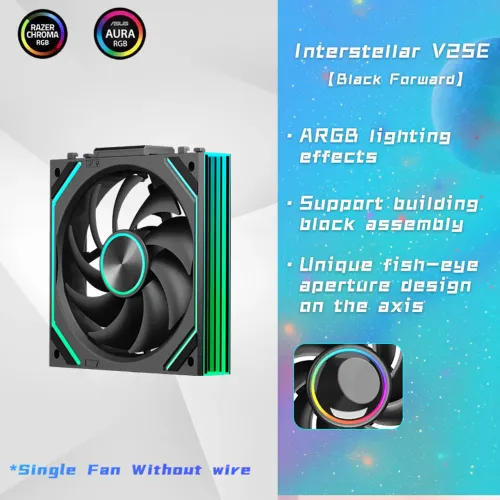 Kit Fan ventoinha Jungle Leopard Interstellar V2 SE Unifan
