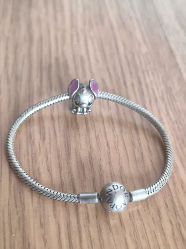 Pulseira Pandora Original + Berloque Stitch Disney - Comprada em Orlando