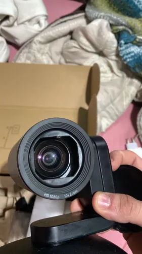 Câmera web Logitech PTZ Pro 2 Full HD 30FPS cor cinza preto