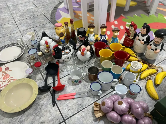 Desapego decoração e louças tudo novo