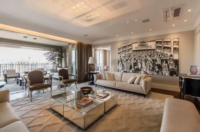 405 m², 3 suítes, 5 vagas  Apartamento em andar alto com vista definitiva no Jardim Europa