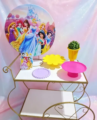 TEMA PRINCESAS MINE FESTA COM ENTREGA