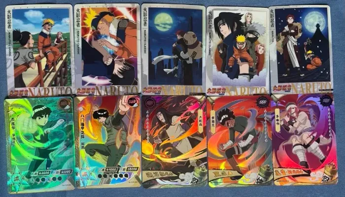 Kayou Naruto CCG - Lote de 199 Cartas (43 SR, 5 SSR, 5 PTR + R)