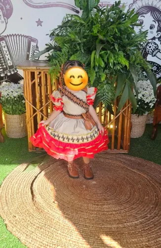 Vestido lindo de Cangaceira