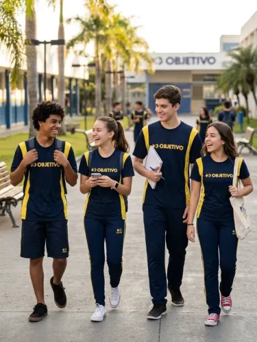 Camisetas e uniformes colegio Objetivo