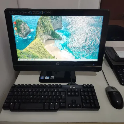 All In One HP 20Pol. Intel/SSD 120/8GB Ram Funcionando perfeitamente - Garantia