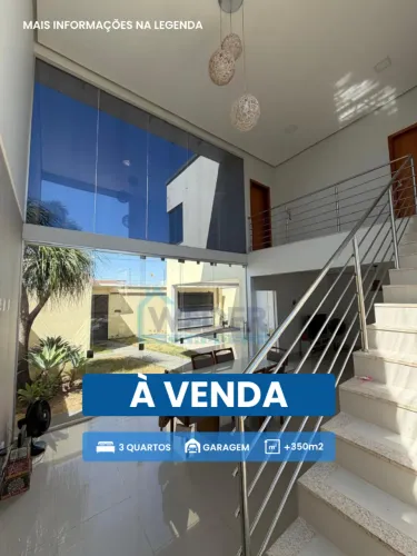 ? Casa ampla com área de lazer completa em Gurupi.