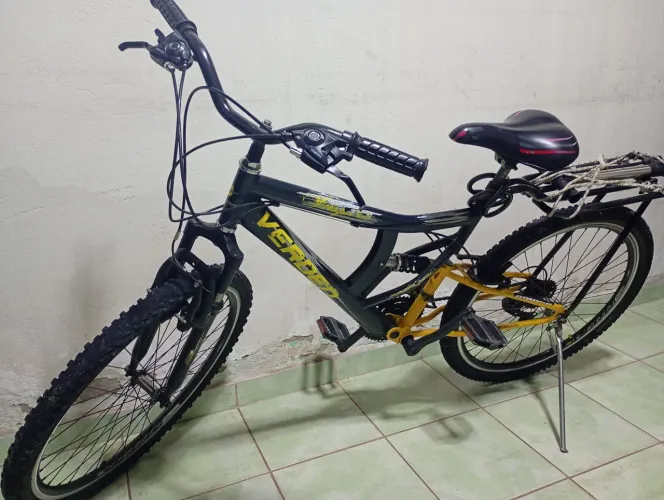 Bicicleta com macha