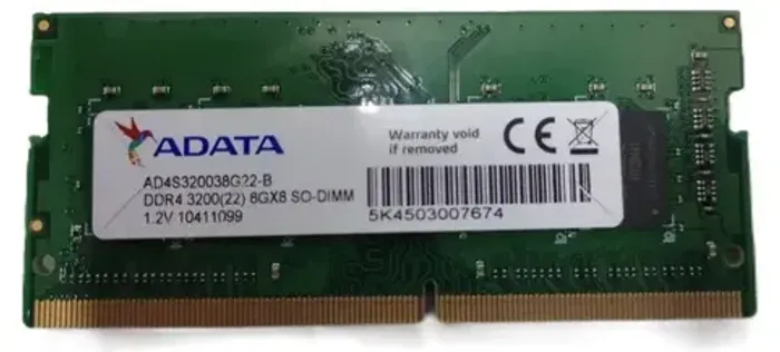 Memória DDR4 Notebook 8GB Adata 3200Mhz