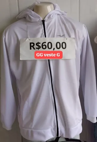 Casaco GG veste G com zíper e Capuz R$60,00 na promoção! Novo!