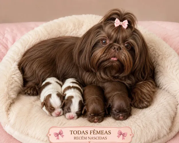 Shih-tzus Chocolates TODAS FEMEAS