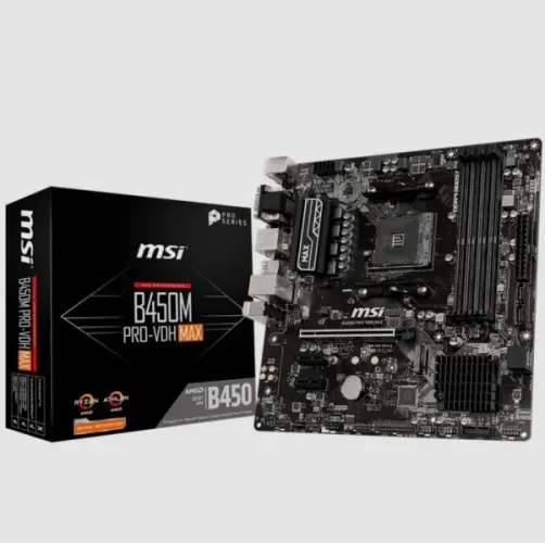Placa-Mãe MSI B450M VDH PRO MAX AM4 DDR4