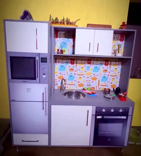 Cozinha infantil completa - MDF reforçado (acompanha todos os brinquedos)