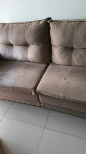 Sofá Marrom 3 lugares 2, 30m