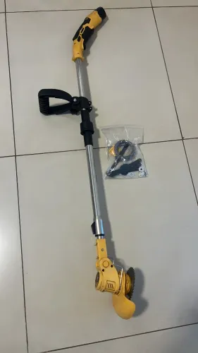 Roçadeira Aparador Grama A Bateria Recarregável 12v Bivolt
