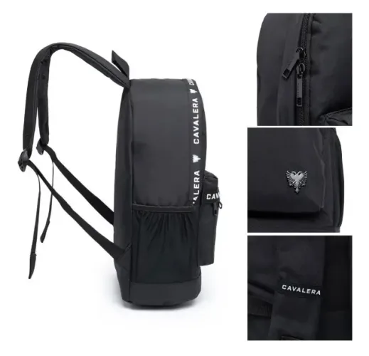 Mochila Cavalera Reforçada 15l Unisex Escola Trabalho Estojo