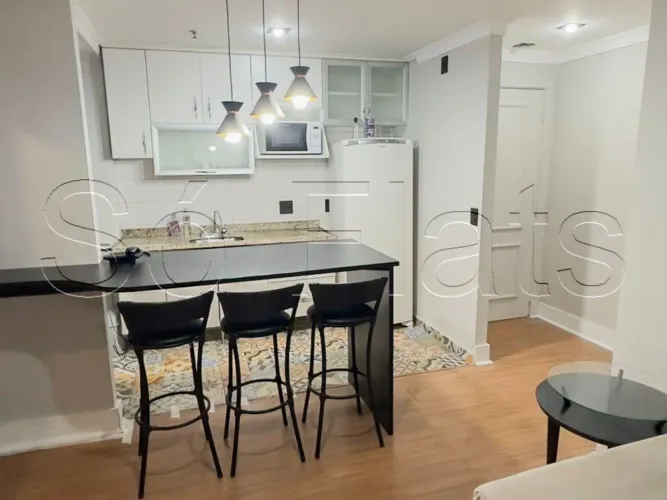 Flat totalmente equipado e preparado para seu conforto, na melhor região de SP