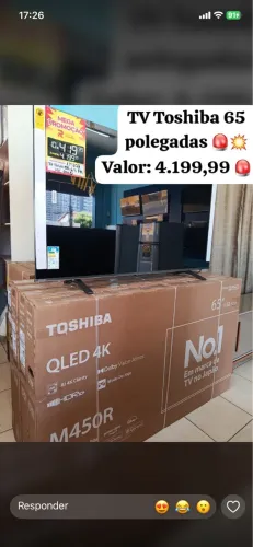 Tv Toshiba 65 plg / $ 4200,00