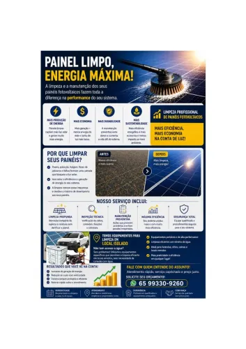Painéis Limpos, Economia Garantida