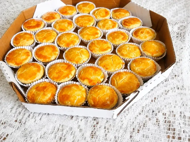 Trabalhamos com empadas e empadão