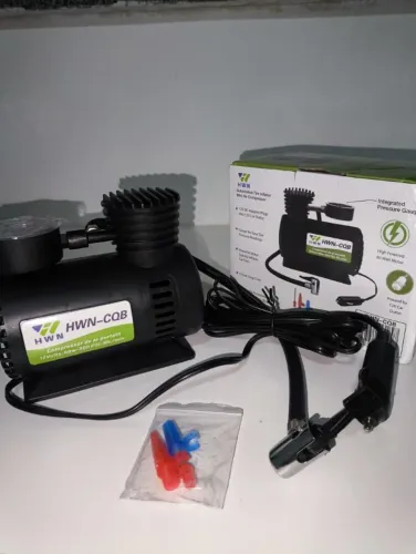 Compressor de Ar Automotivo 12V Portátil para Carro e Moto