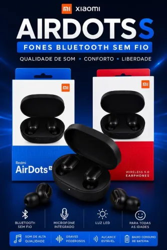 Xiaomi Redmi Airdots com Estojo Recarregável
