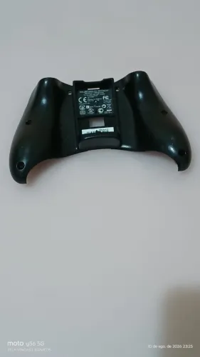 Carcaça de plástico preto para controle sem fio do Xbox 360 original