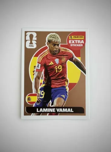 Figurinha Extra Stickers Legend Bronze Lamine Yamal