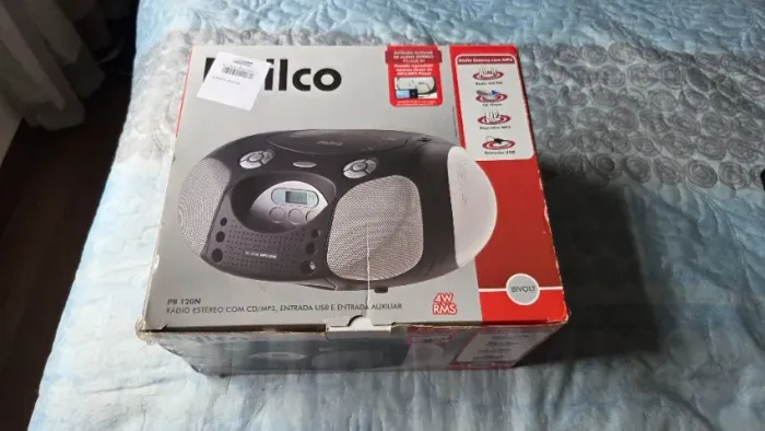 Rádio Philco PB120N CD/MP3/USB - Excelente estado + caixa original