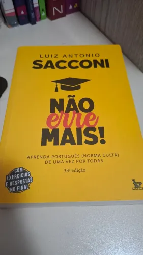 "Não erre mais" - livro Luiz Antonio Sacconi