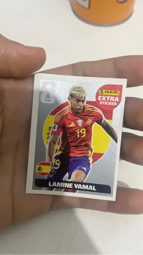Lamine Yamal Prata Figurinha Copa 2026 Panini