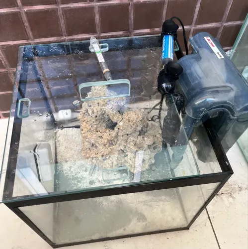 Vendo aquário marinho completo