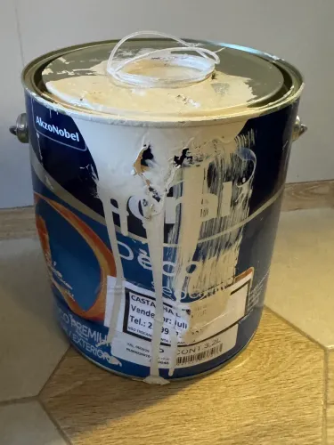 Lata 3,2l Tinta coral decora fosco acetinada aberta cor castanha camurça clara