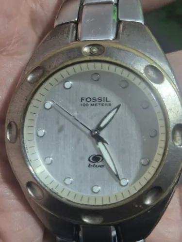 Relógio FOSSIL BLUE 100 METROS À QUARTZ - FUNCIONANDO PERFEITAMENTE