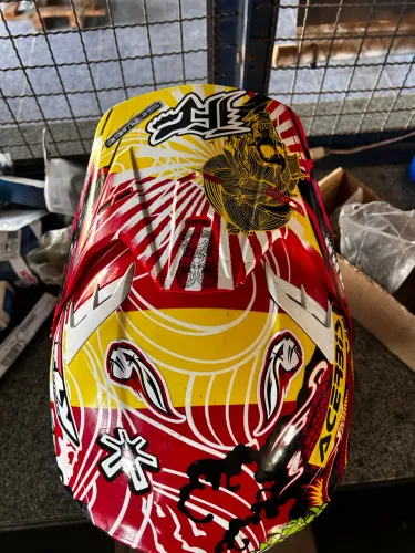 Capacete Fox v2 Euro (Ronin Motocross)