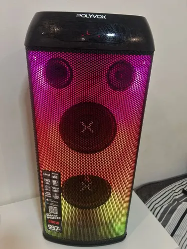 CAIXA BLUETOOTH POLYVOX 800W POSSO DEIXAR