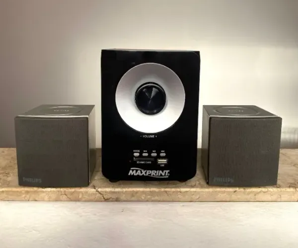 Caixa Som Maxprint Subwoofer Multimídia Sub Monitor Studio