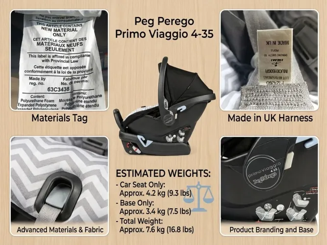 Bebê Conforto Peg Perego Primo Viaggio 4-35 com Base