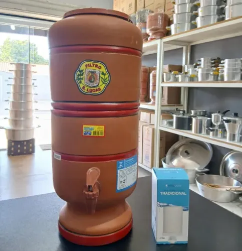 Filtro de Barro 3,5 litros 1 vela na promoção